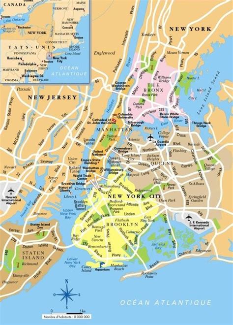 Training and Certification Options for MAP Map Of Usa New York